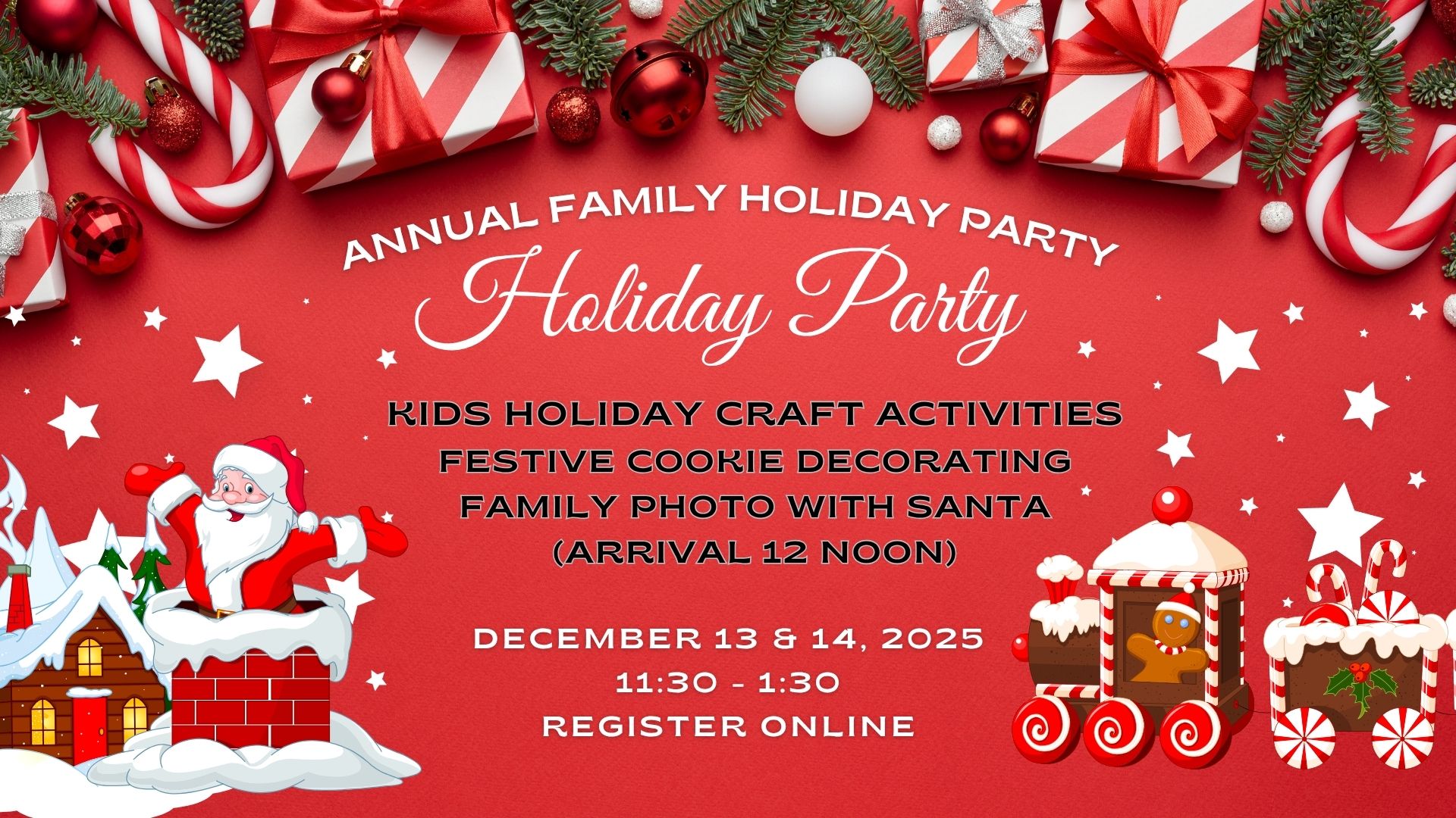 Family holiday party 2025