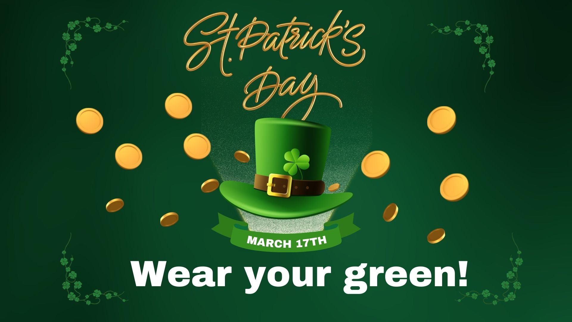 Saint patrick's day event flyer (presentation)
